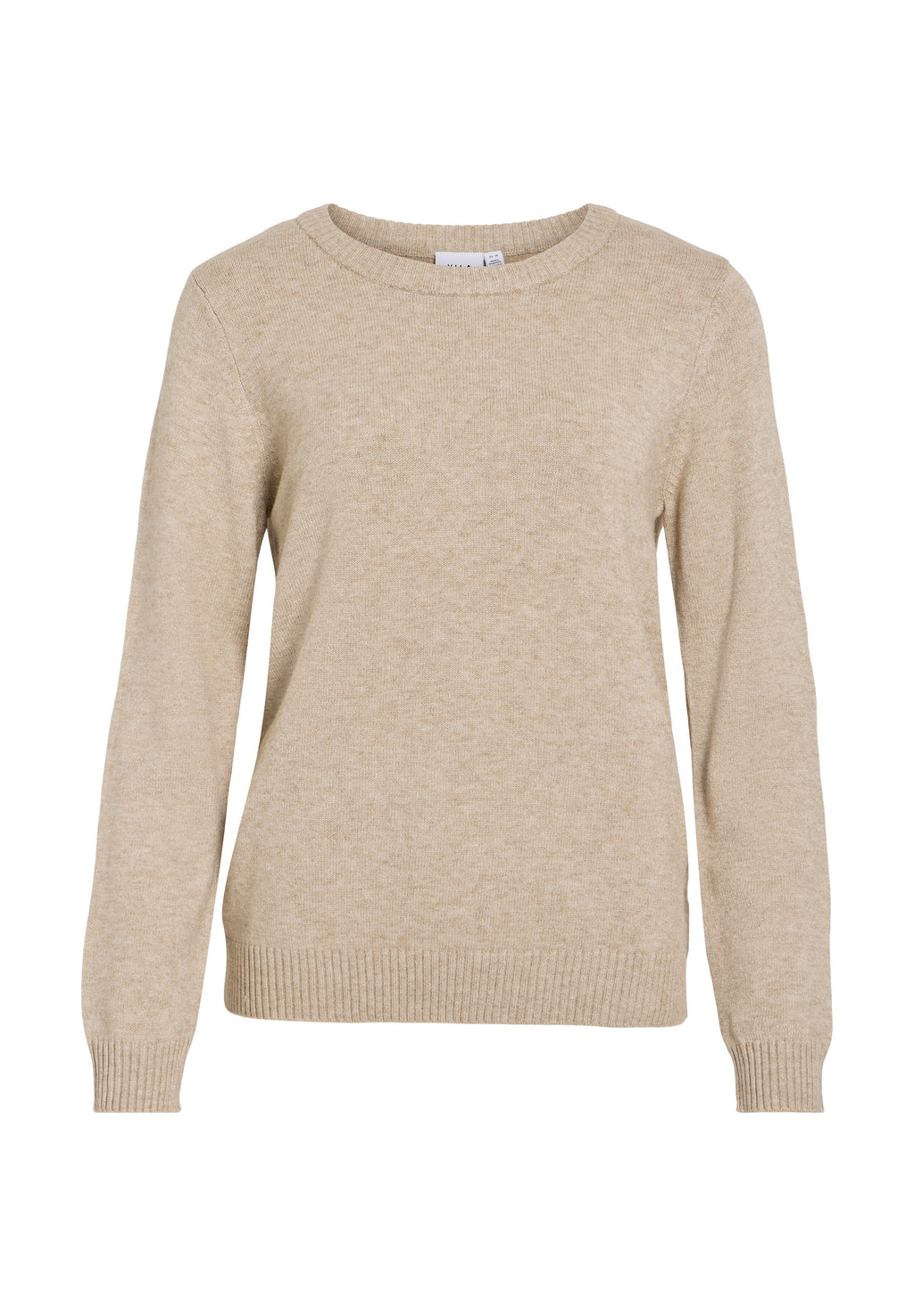 VILA VIRIL O-NECK L/S KNIT TOP - NOOS