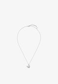 s.Oliver FOLDED HEART - Necklace - silver-coloured