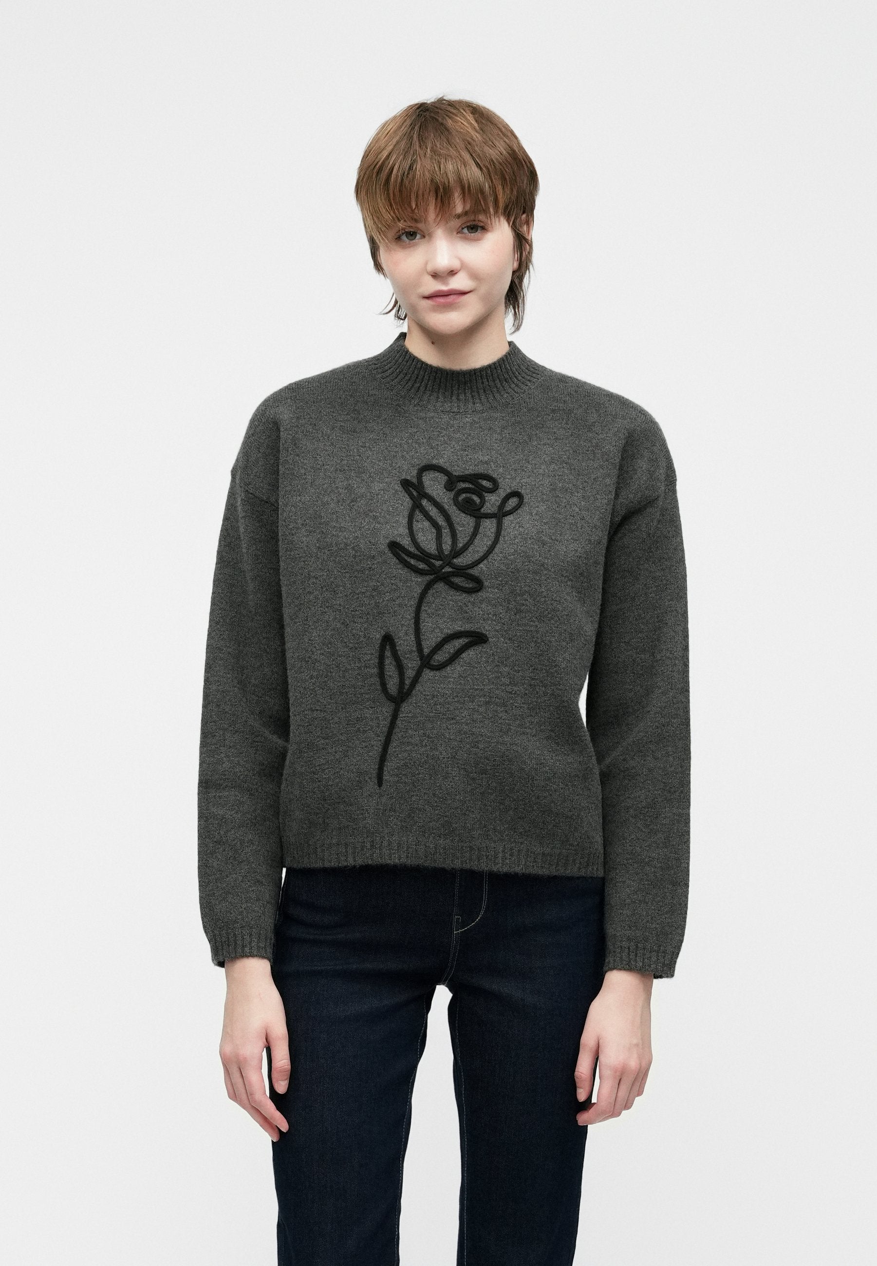 ONLY ONLROSE DETAIL HIGHNECK
