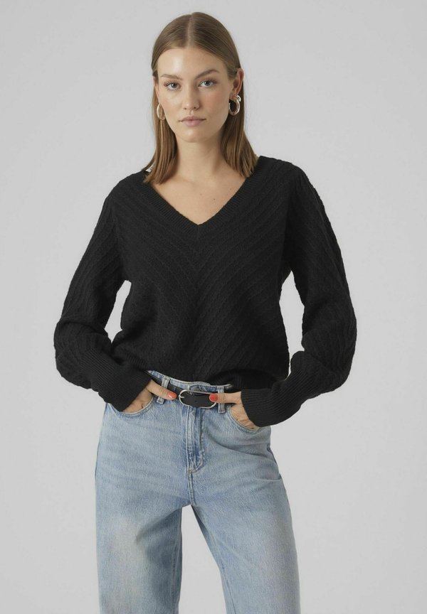 Vero Moda Knitted VMSTINNA Knitted - Jumper - black