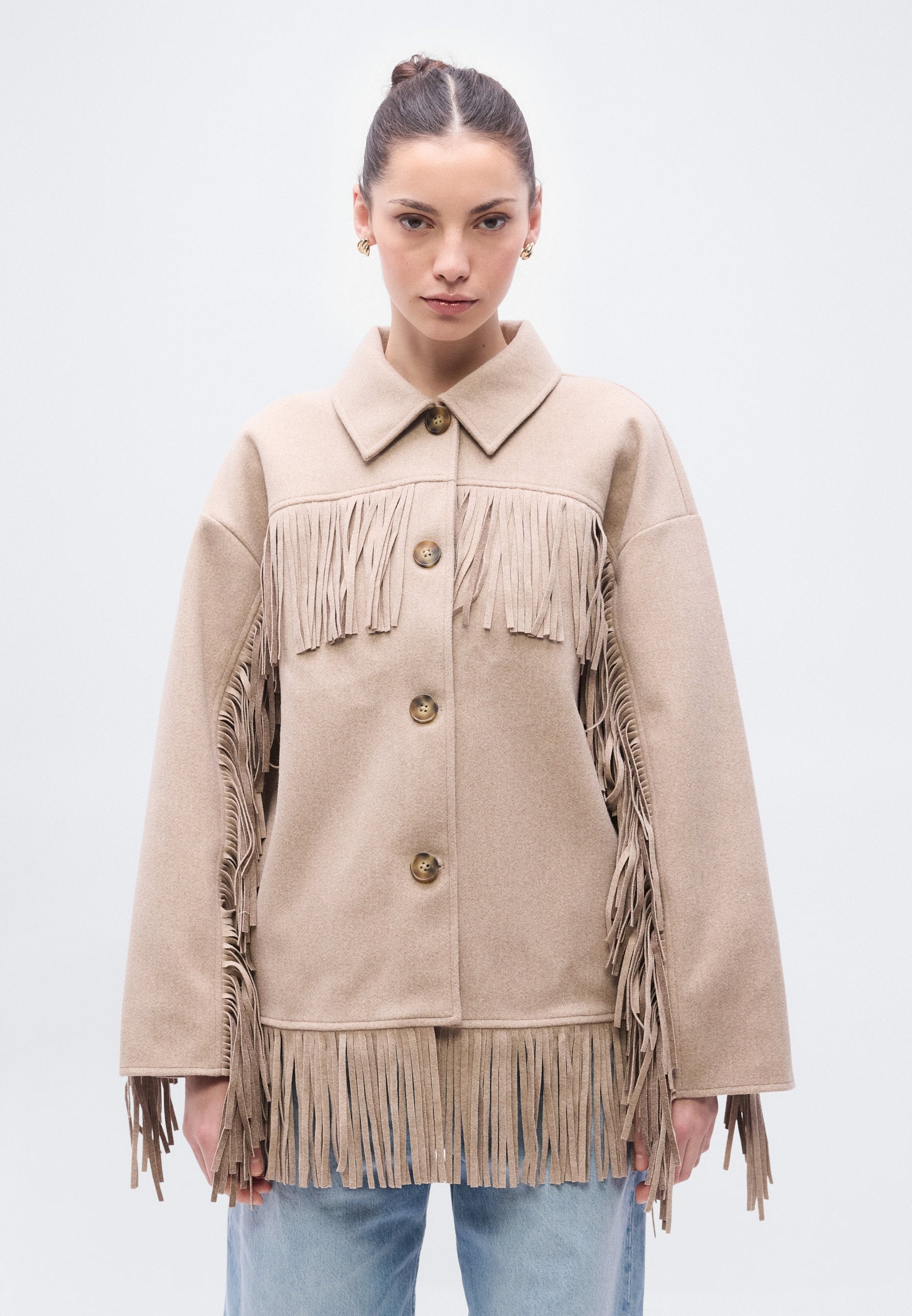 Gina Tricot FRINGE JACKET