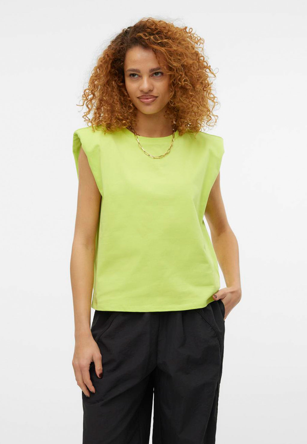 SOMETHINGNEW SNBONNIE MUSCLE SHORT TEE