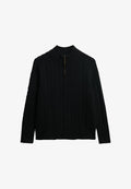 Superdry & Co BRUSHED CABLE - Jumper - black