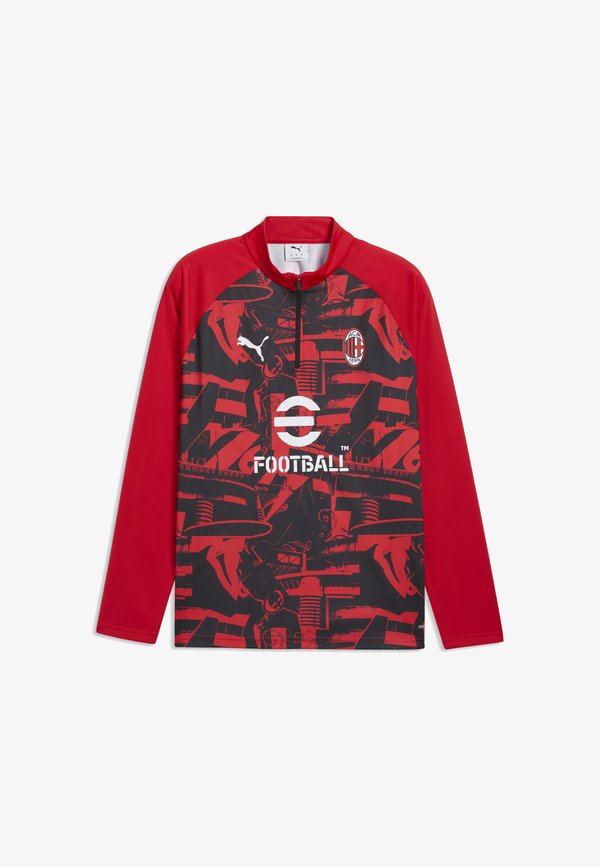 Puma AC MILAN AUFWÄRMOBERTEIL - Club wear - for all time red- black