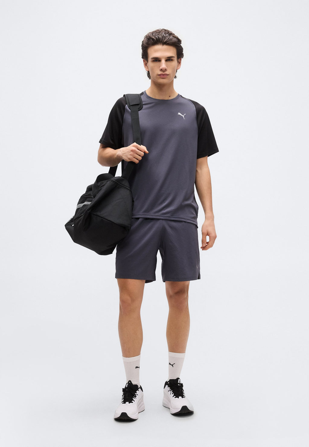 Puma M PWRTRAIN FABRIC MIX TEE