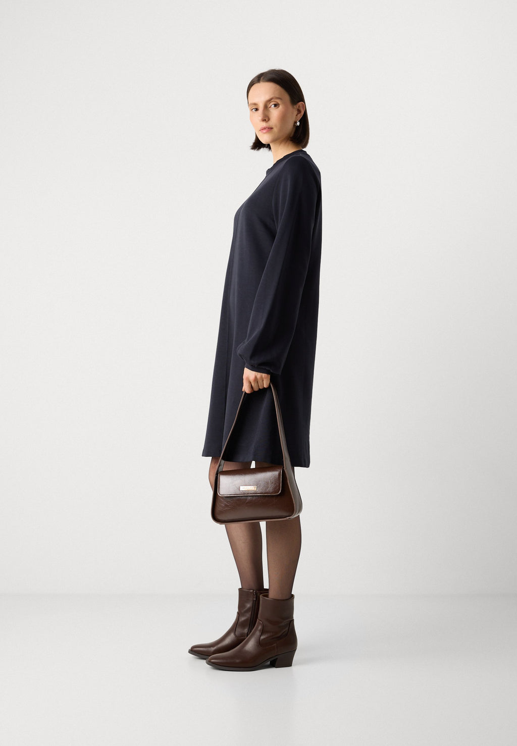Marc O'Polo DRESS LONG SLEEVE ROUND NECK