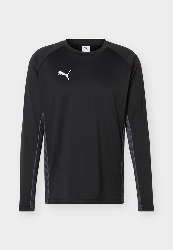 Puma TEAMLIGA26 TRAINING - Long sleeved top - black/white/flat dark gray