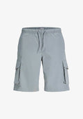 Jack & Jones JPSTCOLE IVAN TECH CARGO JOGGER SHORTS - Shorts - grau