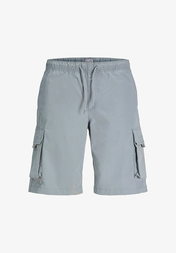 Jack & Jones JPSTCOLE IVAN TECH CARGO JOGGER SHORTS - Shorts - grau