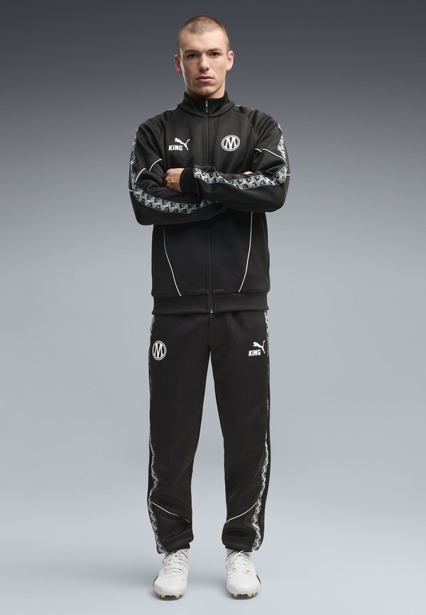 Puma OLYMPIQUE DE MARSEILLE KING ANTHEM HOSE - Club wear - black- white