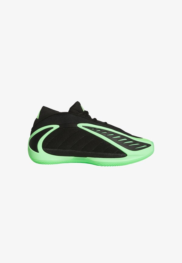 adidas Performance ANTHONY EDWARDS 2 - Basketball shoes - core black   lime burst   core black
