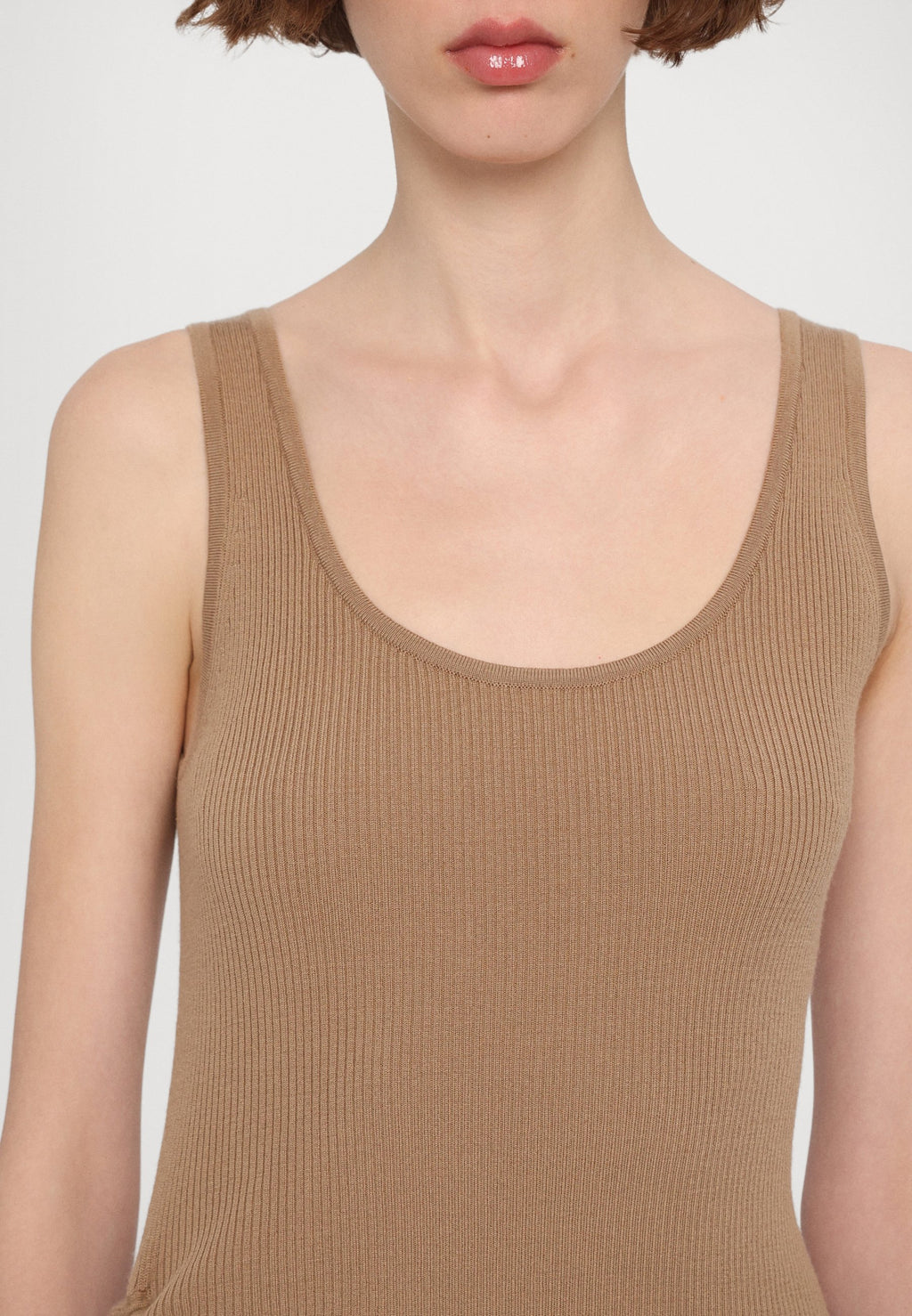 MICHAEL Michael Kors RUCHED SCOOP TANK