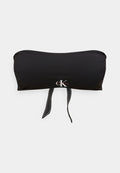Calvin Klein Swimwear BANDEAU GRAPHIC MONOGRAM - Bikini top - black