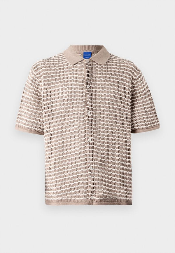 Jack & Jones Knitted Knitted - Cardigan - mocha meringue