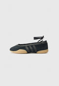 adidas Originals TAEKWONDO MEI BALLET - Ankle strap ballet pumps - core black/ftwr white/gum 3