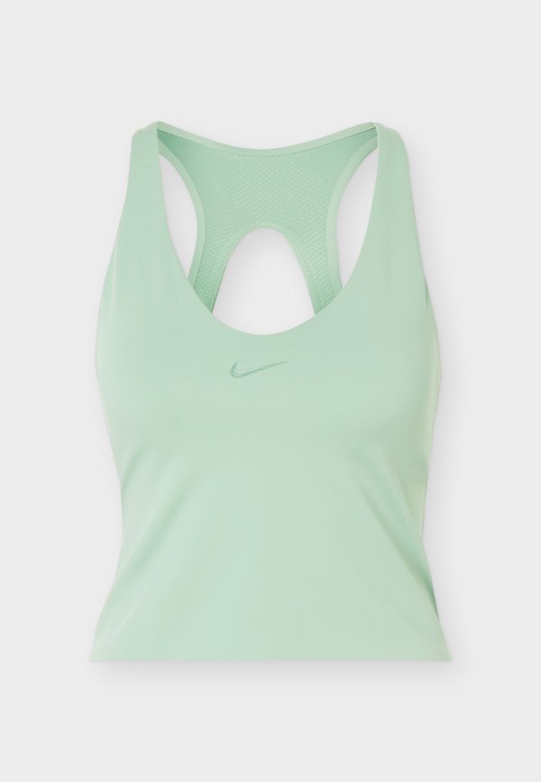 Nike Performance BRA TANK - Top - steam/dutch green/mineral slate