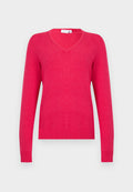 VILA VIRIL V-NECK L/S KNIT TOP - NOOS