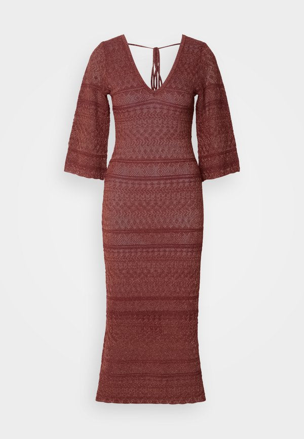 Scotch & Soda METALLIC POINTELLE DRESS