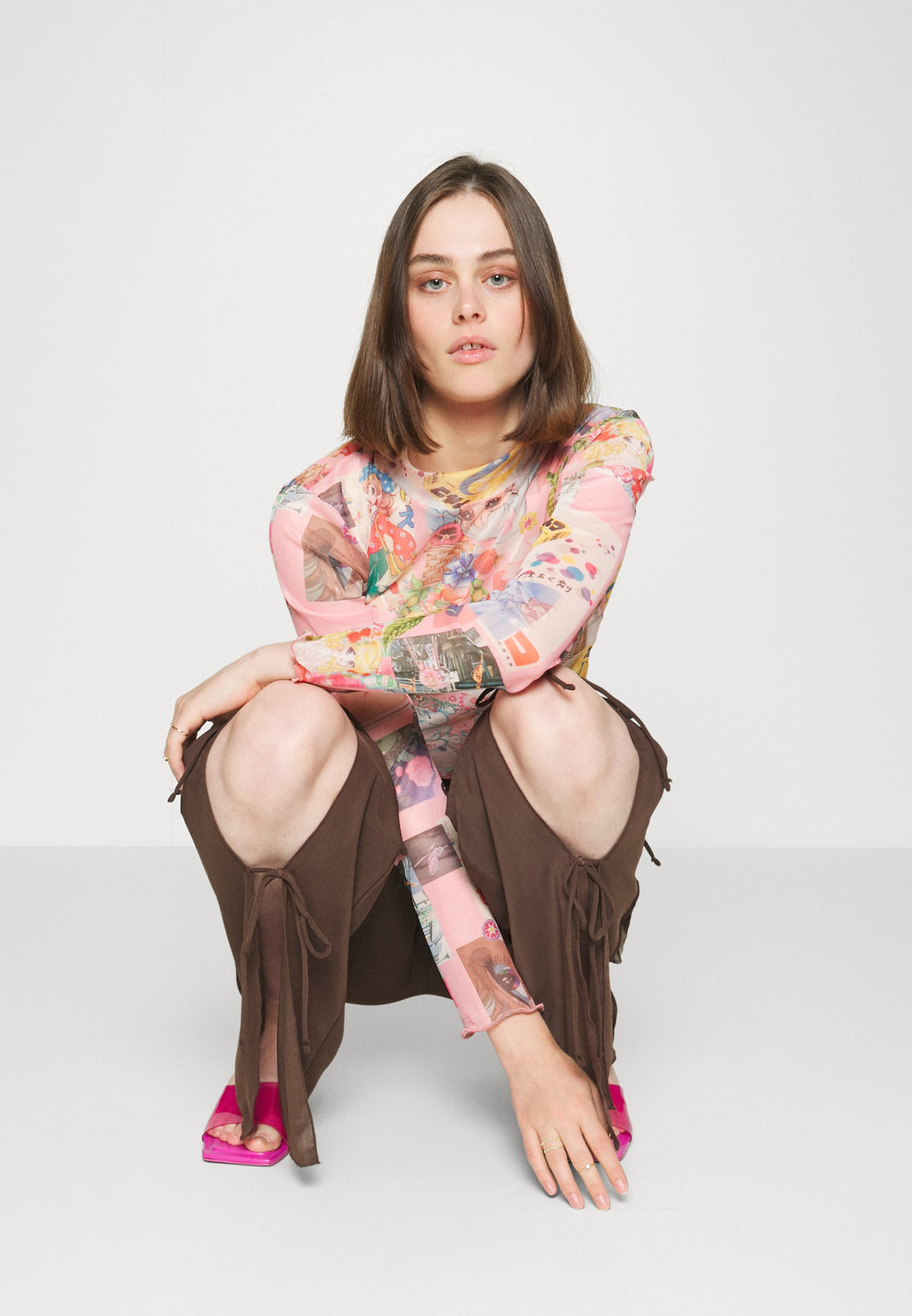 Weekday EBBA TIE TROUSER