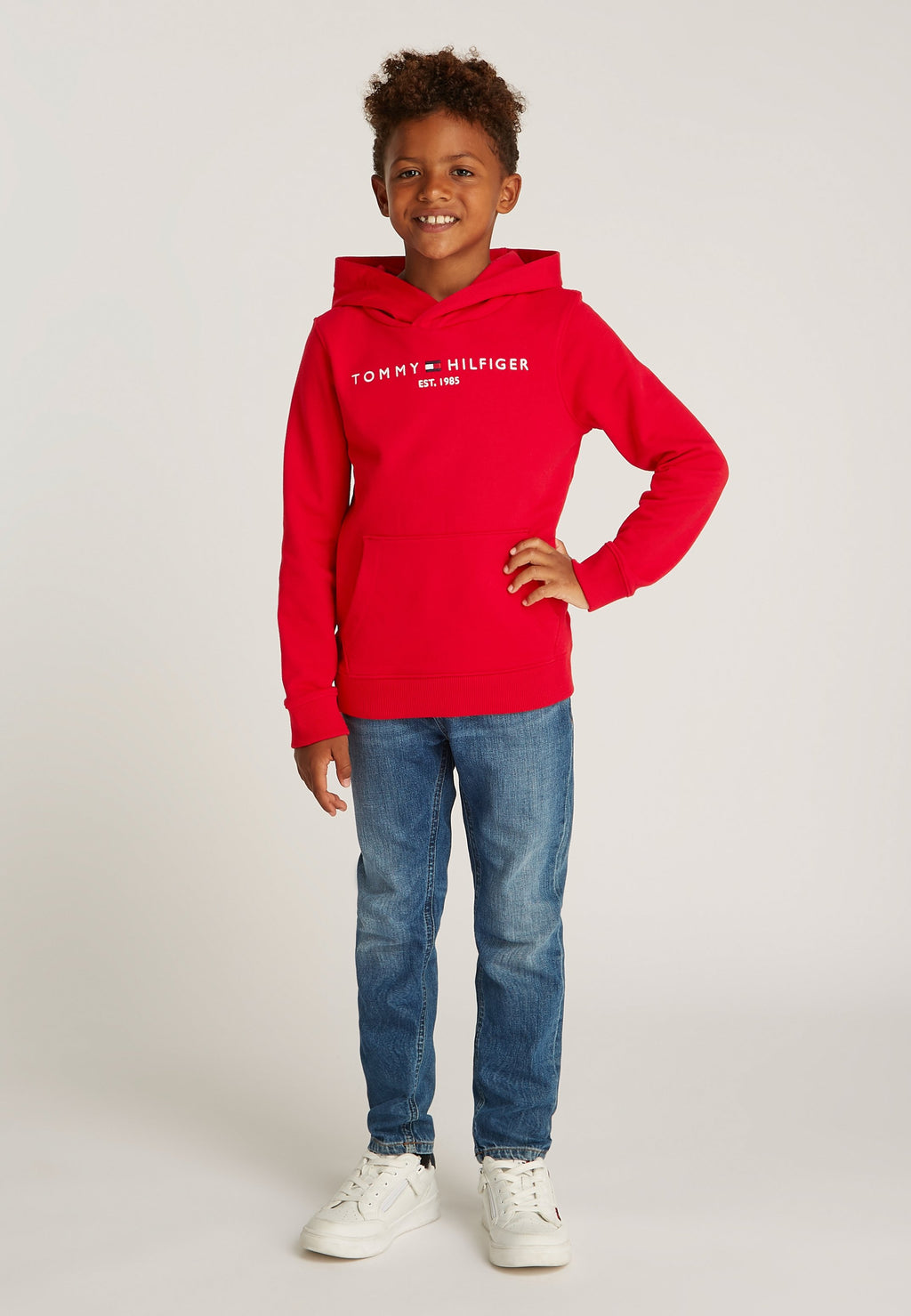 LOGO EMBROIDERY TERRY HOODY Media 2