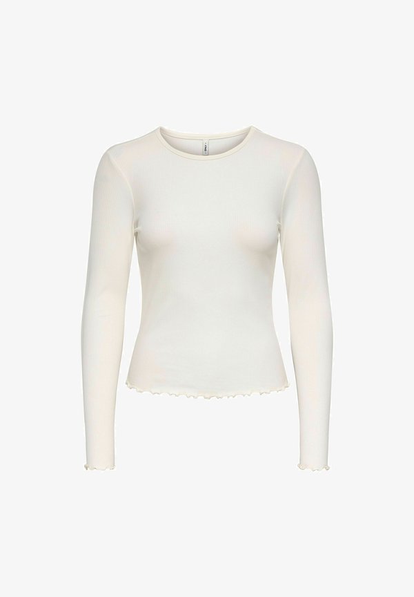 ONLY ONLINA - Long sleeved top - cloud dancer