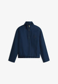 Tommy Hilfiger LOGO APPLIQUÉ OVERSIZED BOMBER JACKET - Zip-up sweatshirt - dark night navy