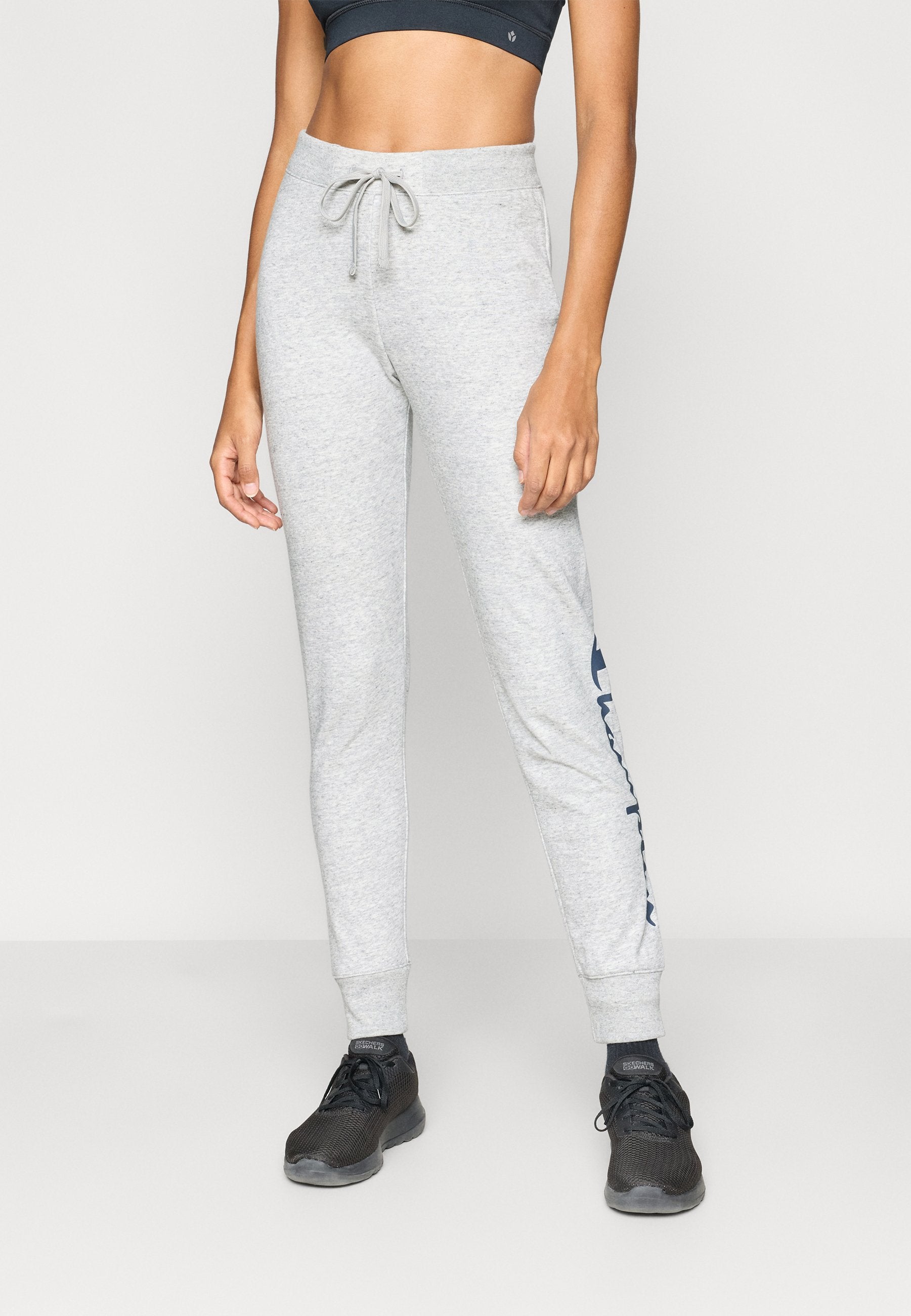 Champion BASICS CUFF PANTS LARGE LOGO