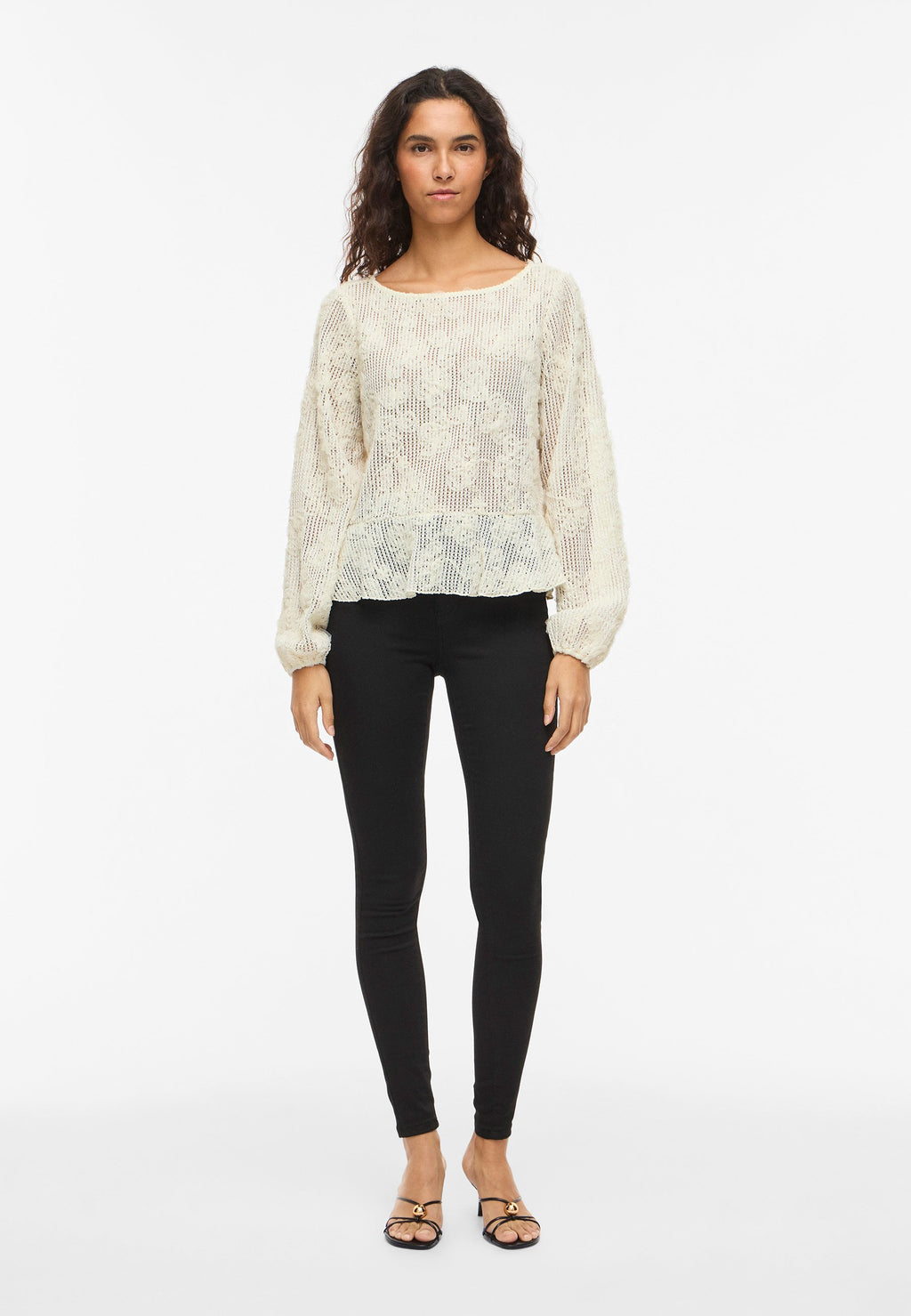 VILA Long Sleeved VIROCANA Boatneck