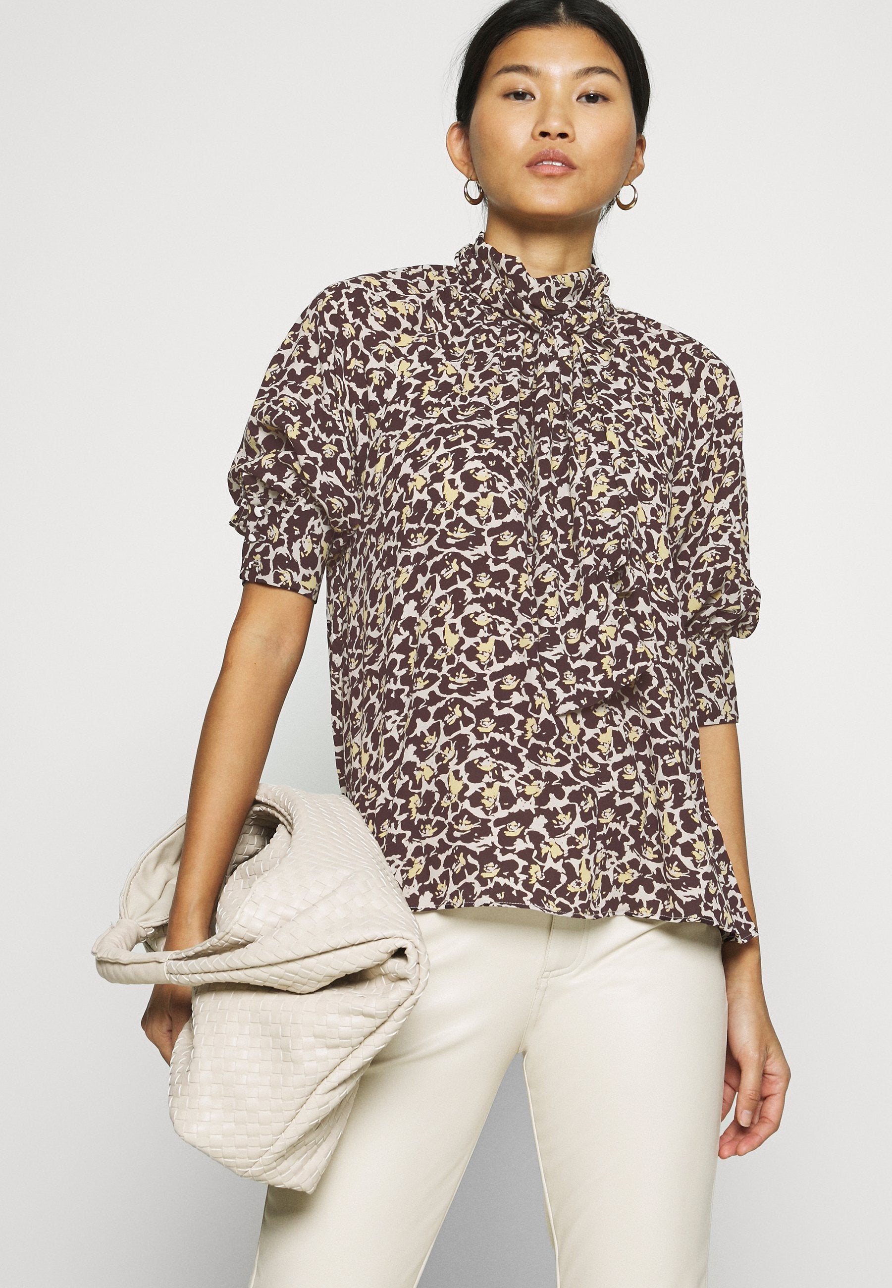 Who What Wear RAGLAN TURTLENECK BLOUSE