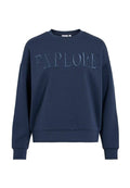 VILA Long Sleeved Sweat VIREFLECT Round neck