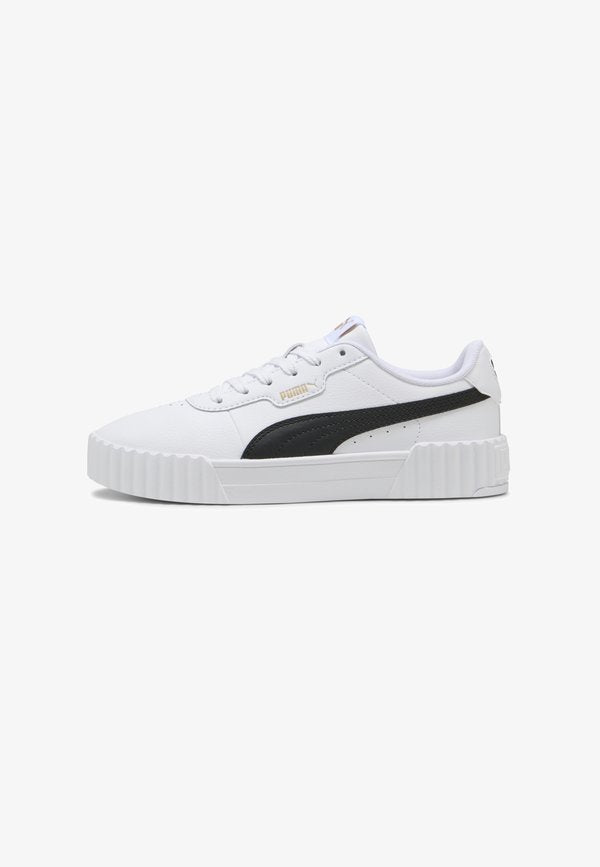 Puma CARINA 3.0 - Trainers - white black gold