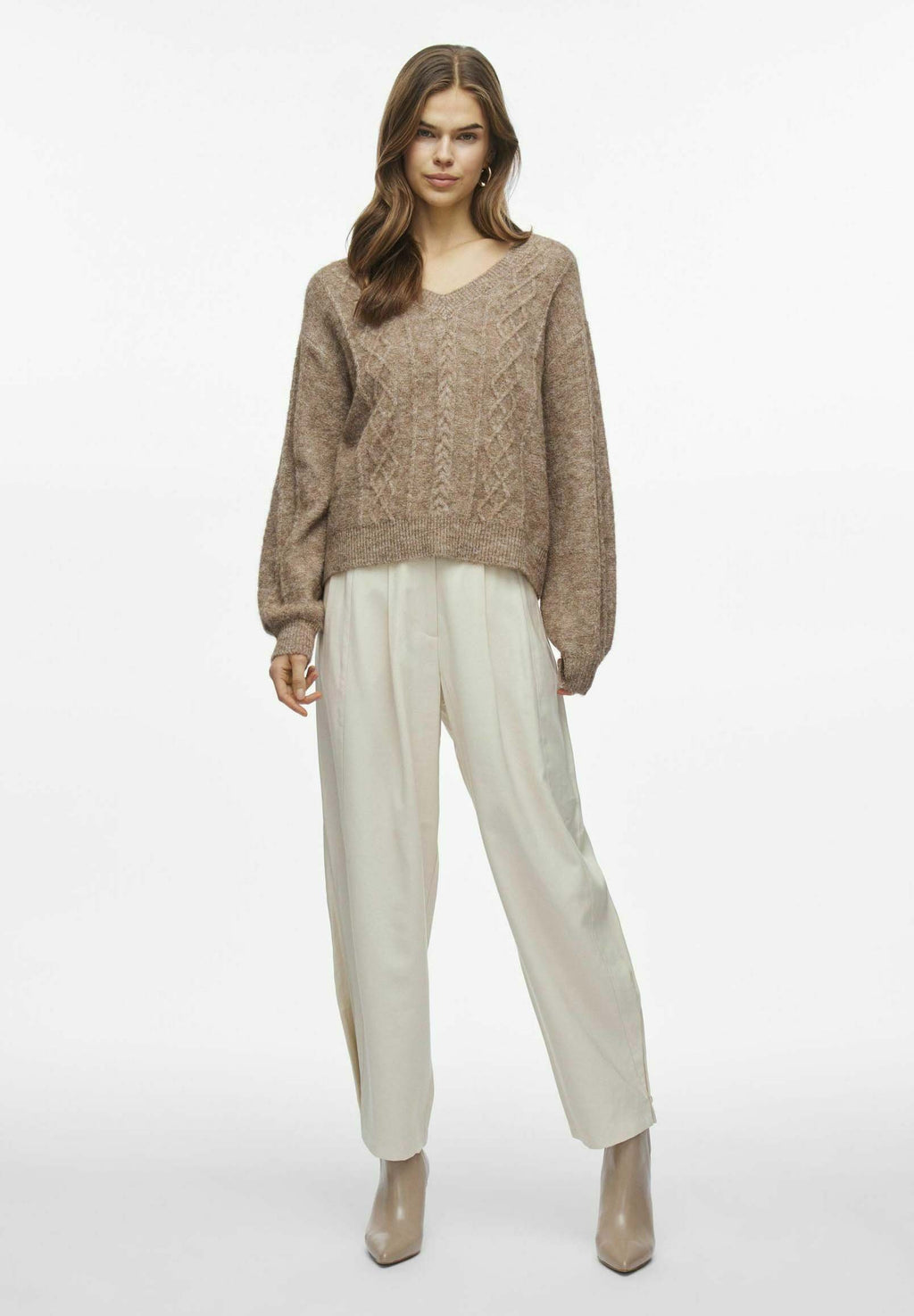 VILA Knitted V-neck