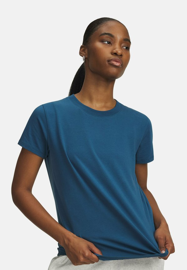 Under Armour RIVAL CORE - Sports T-shirt - wham blue