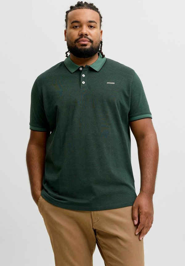 Jack & Jones POLOSHIRT PLUS SIZE POLOSHIRT - Polo shirt - pineneedle