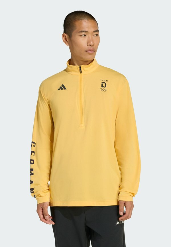 adidas Performance TEAM D HALF ZIP LONGSLEEVE LIGHT  - Long sleeved top - semi spark