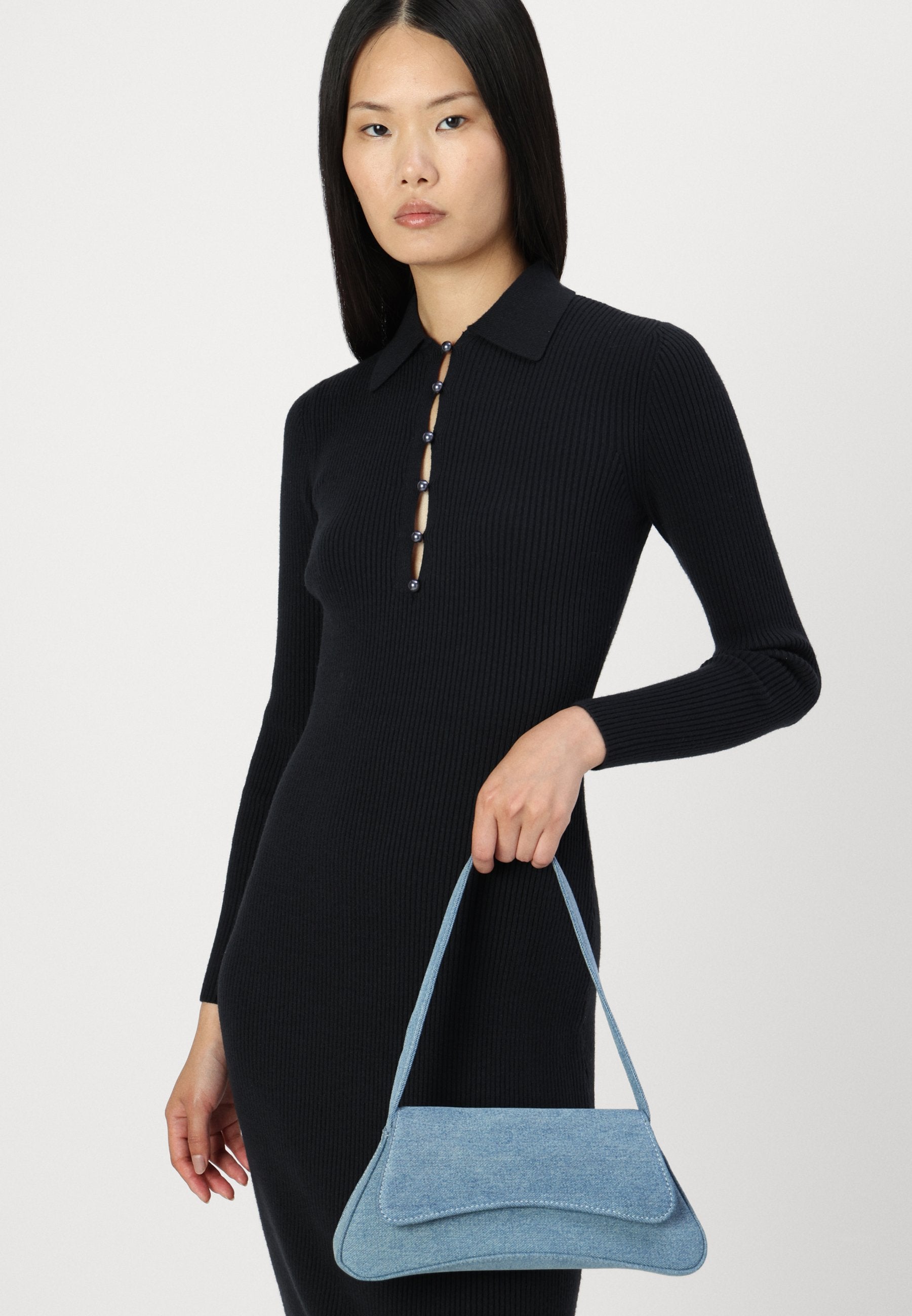 Abercrombie & Fitch COLLARED SWEATER DRESS