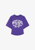 Bershka PRINT T-SHIRT - Print T-shirt - mauve