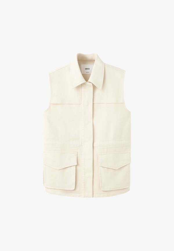 Mango ADULT - Waistcoat - ecru