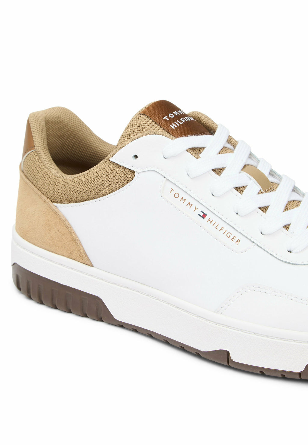 MIXED TEXTURE BASKETBALL TRAINERS WITH LEATHER Media 6