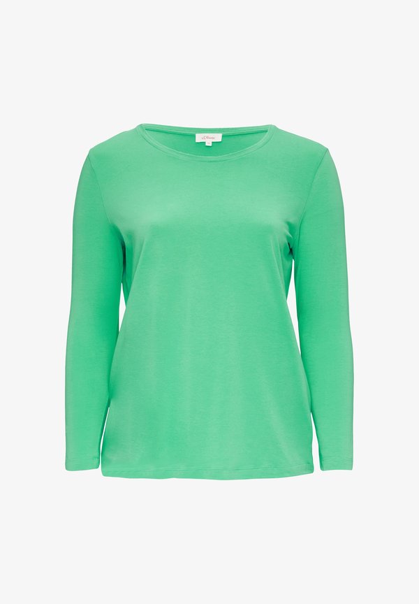 s.Oliver Long sleeved top - limettengrün