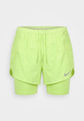 Nike Performance STRIDE HYBRID - 2-in-1 shorts - volt ice