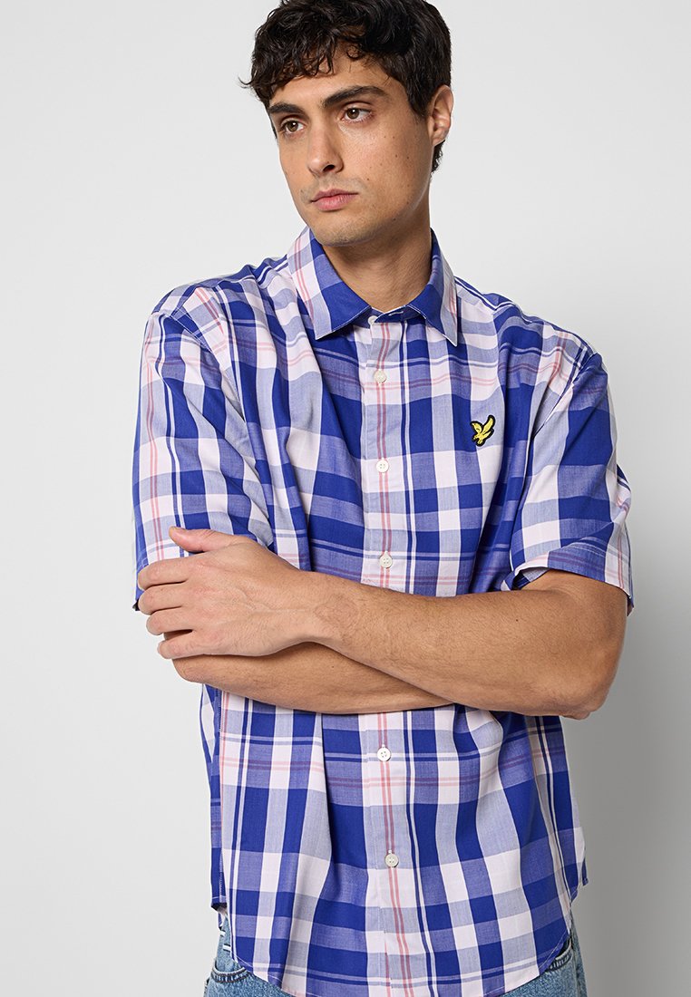 Lyle & Scott OVERSIZED TARTAN SHORT SLEEVE SHIRT