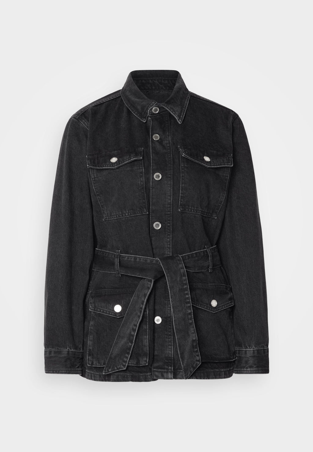 Scotch & Soda WORKED OUT CARGO JACKET WITH BELT