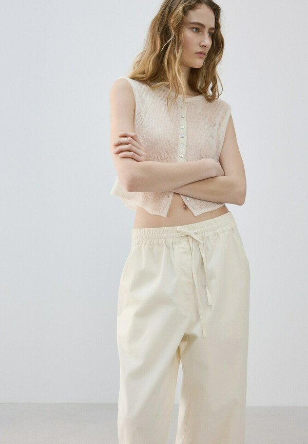 Mango Trousers - off-white
