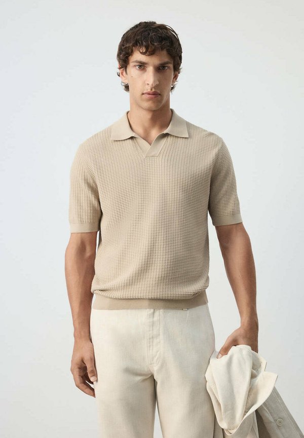 Mango ADULT - Polo shirt - beige