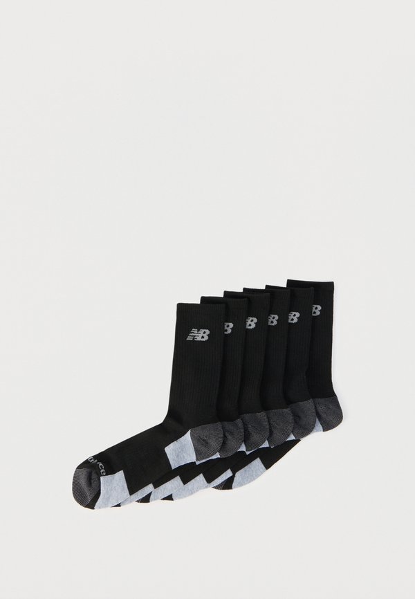 New Balance PERFORMANCE CUSHIONED CREW UNISEX 6 PACK  - Sports socks - black
