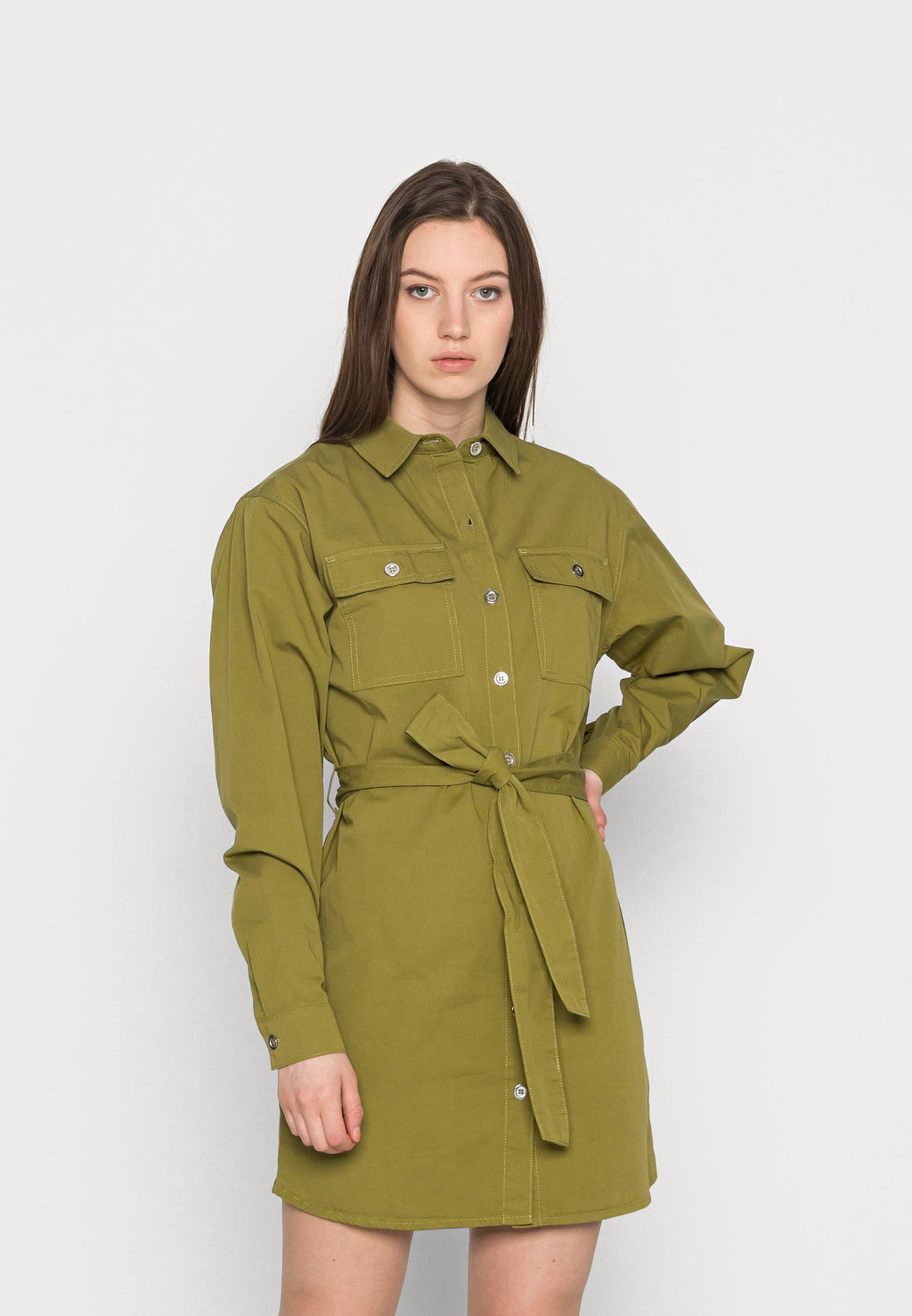 NA-KD BELTED DRESS