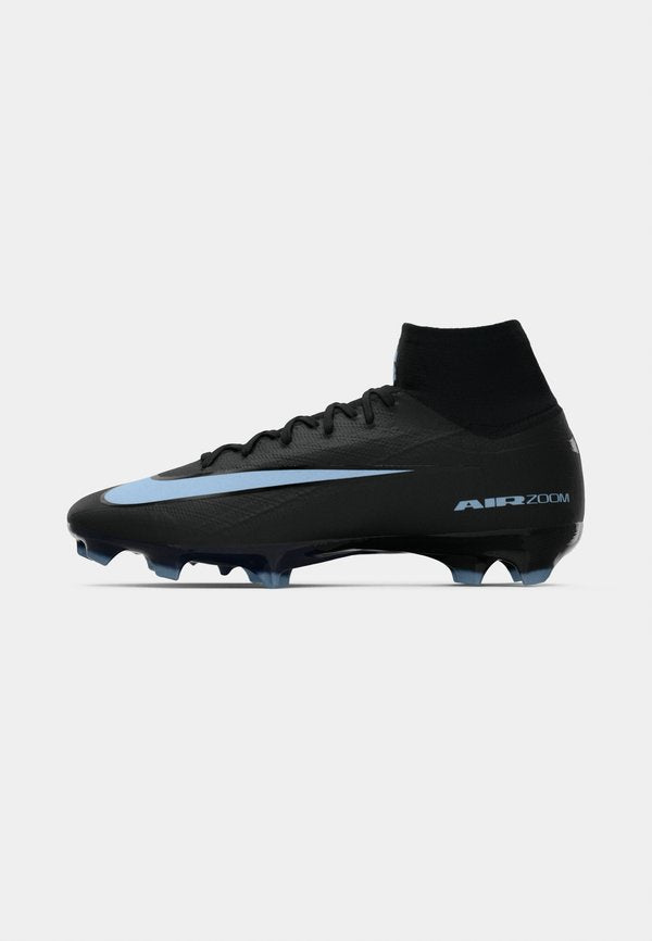 Nike Performance ZM 10 PRO FG - Firm-ground football boots - black/ice blue