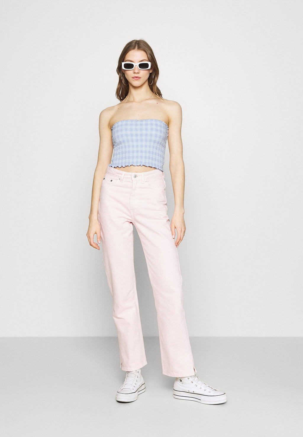 Hollister Co. REVERSIBLE SMOCKED TUBE