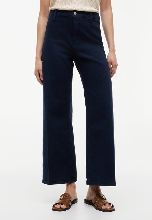 Tommy Hilfiger WIDE LEG WASHED ESSENTIAL - Wide Leg - dark night navy